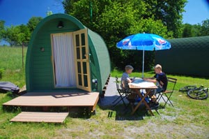 Unsere Campinghütte