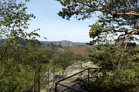 Blick über Aussichtpunkt Pohlshorn